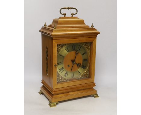 A Hermle modern mantel clock, 44cm