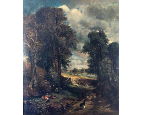 AFTER JOHN CONSTABLE, RA (1776-1837) THE CORNFIELD Copy by P. Wills Harley, c.1900-1920, oil on canvas 75 x 62.5cm. * After C