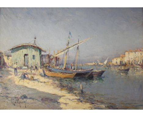 HENRY MALFROY (1895-1944) MARTIGNY Signed, bears inscription on stretcher, oil on canvas 32 x 45cm. ++ Good condition; needs 