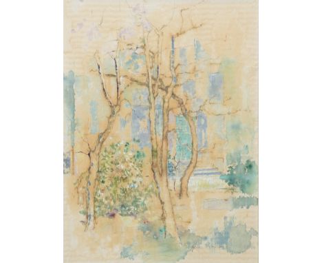 * GRAHAM MURRAY,GARDEN STUDYwatercolour on paper, signed in pencil33cm x 24cmMounted, framed and under glass