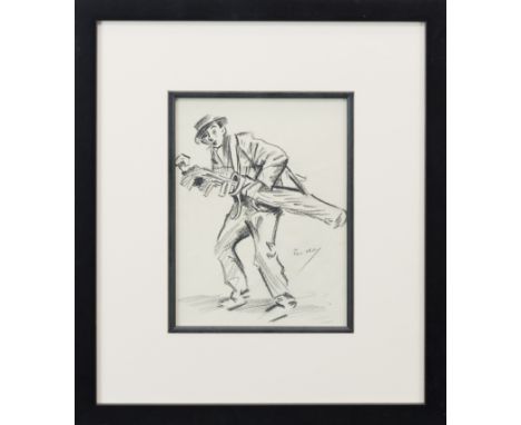 * PHILIP WILLIAM MAY RI RP NEAC (BRITISH 1864-1903),GOLFERpencil on paper, signed19cm x 14cmMounted, framed and under glass.N