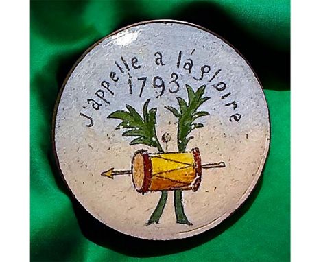 1 Large medium 19th century CENTENIAL button!This beautiful enamel was created in the later part of the 19th century commemor