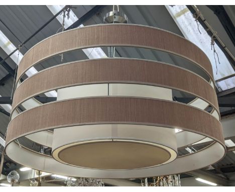 GIORGETTI PLANET CEILING PENDANT LIGHT, 99cm diam x 44cm drop. 