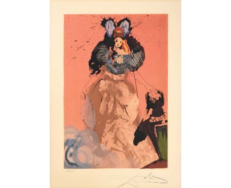 After Salvador Dali (1904-1989) Spanish "Dulcinée" Signed and numbered 138/145, lithograph, 60cm by 42.5cmProvenance: The Mar