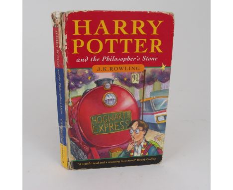 A RARE FIRST EDITION, FIRST ISSUE HARRY POTTER AND THE PHILOSOPHER'S STONE BY J.K. ROWLING one of only 500, London, Bloomsbur