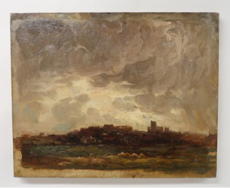 •WYCLYIFFE EGGINTON RI, RCA (BRITISH 1875-1951) APPROACHING STORM Oil on canvas, 40 x 51cm (16 x 20") Provenance: Lyon &amp; 