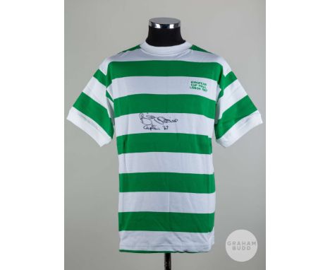 TOFFS replica autographed Celtic shirt, autographed by Billy McNeill with A1 COA