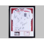 An England squad signed replica shirt, 2007