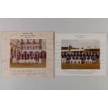 Two M.C.C. Cricket Tour to signed team photographs