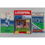 Three Arsenal programmes including the 1950 FA Cup Final v Liverpool.