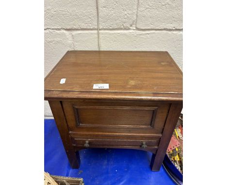 Vintage mahogany sewing box