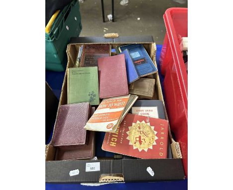 One box of mixed books to include vintage cookery