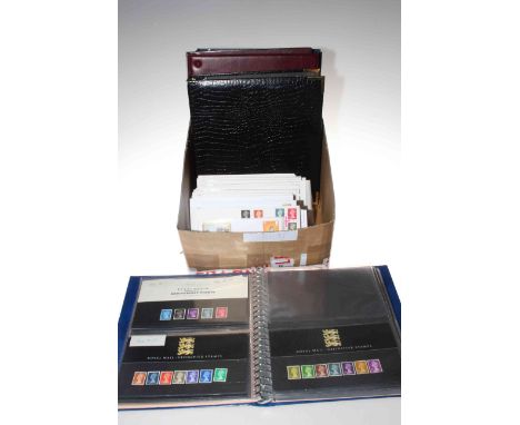 Collection of Benham and other definitive, booklet panes and regional first day covers, in four albums and loose.