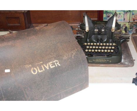 Vintage 'The Oliver Typewriter' No. 9.