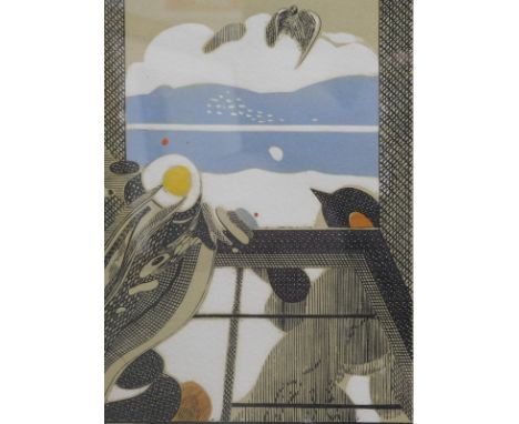 •Sirbegovic Kemas (b.1939). Bourgegire, artist signed coloured print, 35.100, 33cm x 25cm and another 9/20.