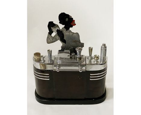 RARE RONSON BARTENDER DECO TABLE LIGHTER