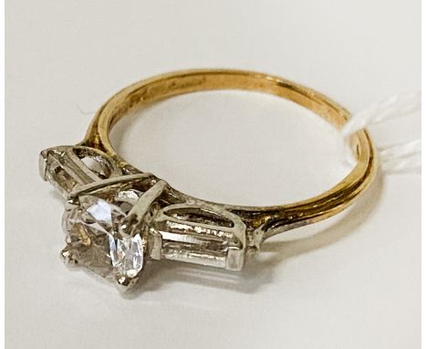9CT GOLD DRESS RING -SIZE M - 1.9 GRAMS APPROX