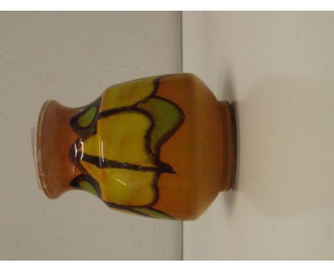 A small Poole pottery vase 9cm high