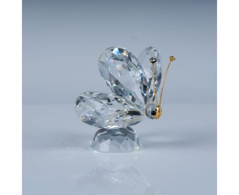 This exquisite Swarovski crystal figurine represents the third and final version of the large butterfly design. It features g