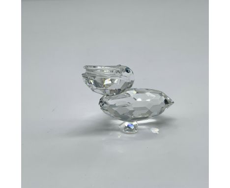 This exquisite Swarovski crystal pelican figurine is a testament to the brand's renowned craftsmanship. Part of the "Feathere