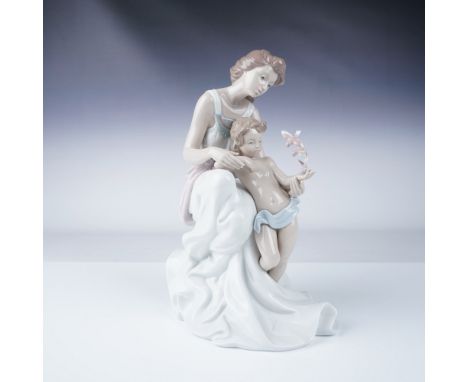 Elegant Lladro porcelain figurine titled Where Love Begins, item number 1007649. This beautifully crafted piece features a mo