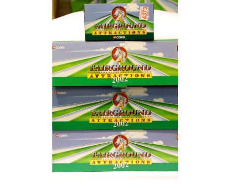 Four boxed Corgi Fairground Attractions models CC20103 Fowler CC10706 Scammell CC10804 Foden andCC11506 AEC. P&amp;P group 2 