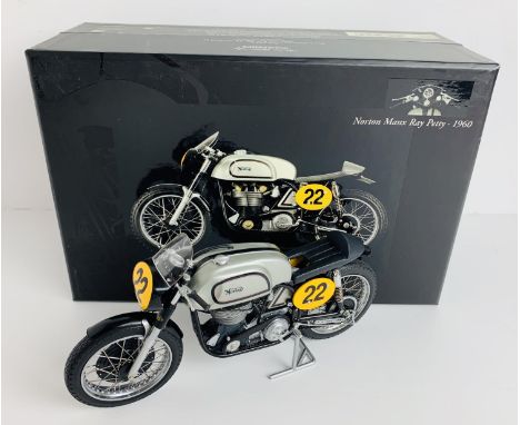 Minichamps 1:12 Scale 'Classic Bike Series' Norton Manx 'Ray Petty' 1960 Motorcycle - Boxed. P&amp;P Group 2 (£18+VAT for the