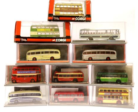 Eleven boxed EFE buses and coaches. P&amp;P Group 2 (£18+VAT for the first lot and £2+VAT for subsequent lots) 