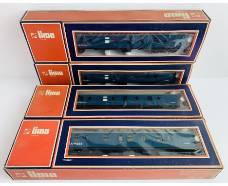 4x Lima OO Gauge BR Express Parcels Coaches - All Boxed. P&amp;P Group 2 (£18+VAT for the first lot and £2+VAT for subsequent