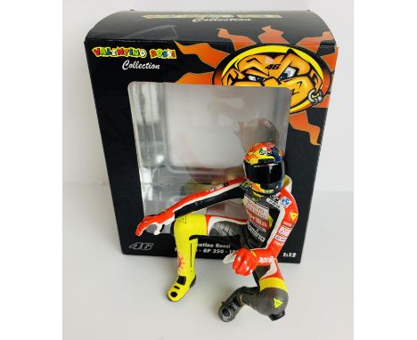 Minichamps 1:12 Scale Valentino Rossi Figurine GP 250 1999 Limited Edition 7646pcs - Boxed. P&amp;P Group 1 (£14+VAT for the 