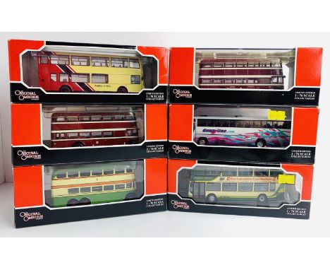 6x Corgi Omnibus 1:76 Scale Buses - To Include: OM41107, OM43307, OM42507, OM43706, OM42505, OM41105 - All Boxed. P&amp;P Gro