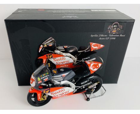 Minichamps 1:12 Scale 'Classic Bike Series' Aprilia 250ccm 'Valentino Rossi' Assen GP 1998 Motorcycle - Boxed. P&amp;P Group 