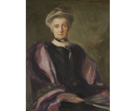 Philip Alexius de László, PRBA,  Hungarian / British 1869-1937- Mrs Stephenson Clark, née Agnes Maria Bridger, 1906; oil on b