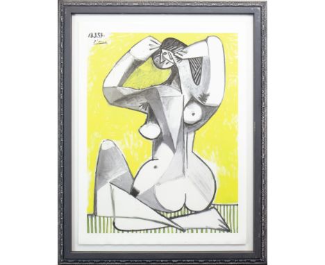 * PABLO PICASSO (SPANISH 1881 - 1973),UNTITLEDcolour print, signed in the plate72cm x 53cmMounted, framed and under glass