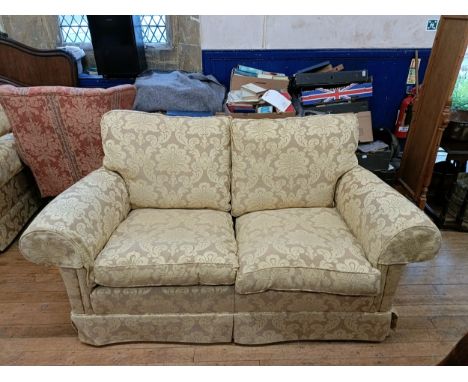 A Duresta sofa, 230 cm wide and a matching double sofa, 180 cm wide (2) 