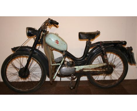 1965 Kerry Capitano 49 cc project in need of restoration. Registration number KKH 30D. Frame number 8963. Engine number 8963.