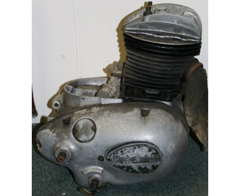 An AMC 25T 250 cc James/Francis Barnett engine, number M25T 20599.