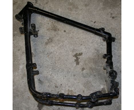 A 1960's AJS model 16 frame; Frame number 026008. Sold with AMC paperwork suggesting the engine number was 16s/41965.