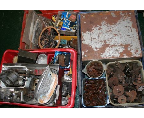 A quantity of AMC engine parts, three boxes (3).