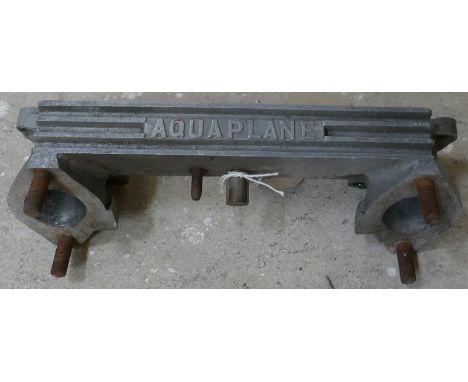 An Aquaplane twin carburettor manifold, believed MC2 1 1/4" for a Ford 1172 cc side valve engine.