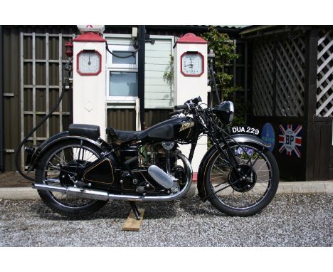 1934/6 Rudge Ulster 498 cc Registration number DAU 229. Frame number 57305. Engine number U1527. The Rudge - Whitworth compan