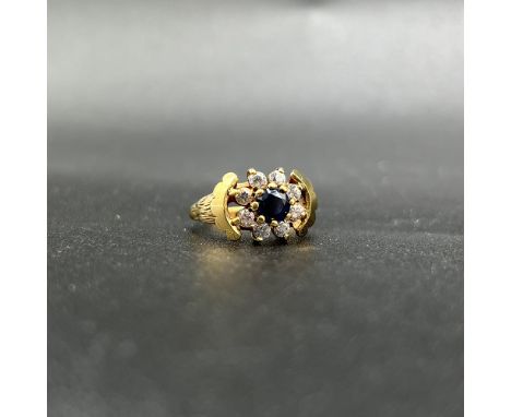 9ct yellow gold cz stone set dress ring,
size O,
3.8 grams