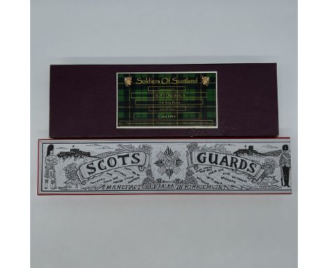 A box of Soldiers of Scotland 14th Army of Burma circa 1943,
A box of Scots Guards soldiers manufactured Alba in Kirriemuirs 