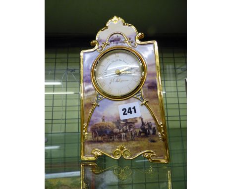LIMITED EDITION GOLDEN HARVEST MANTEL CLOCK
