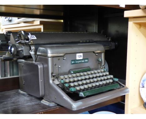 VINTAGE IMPERIAL 66 MANUAL TYPEWRITER