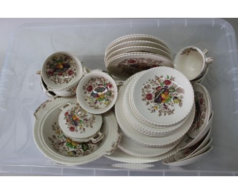 A Johnson Bros 'Pomona' part dinner/tea service, approx fifty seven pieces