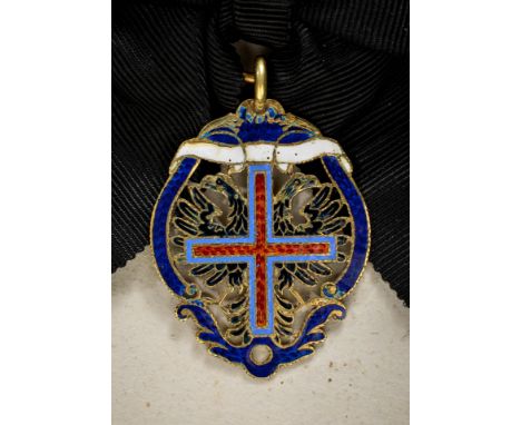Ausländische Orden &amp; Ehrenzeichen - Österreich : Sternkreuzorden.Ordensdekoration in Gold und Emaille. An späterer Damens