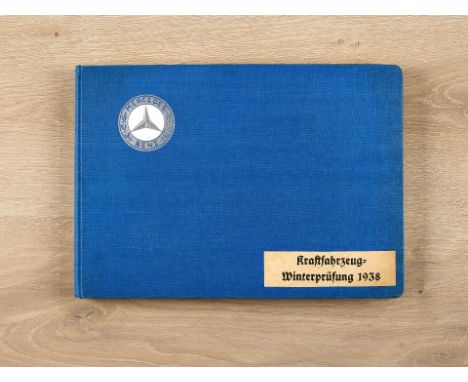 Deutsches Reich 1933 - 1945 - Zeitgeschichtliche Objekte : Konvolut von 3 Mercedes Fotoalben.Fotoalbum der 10. Dreitage - Mit