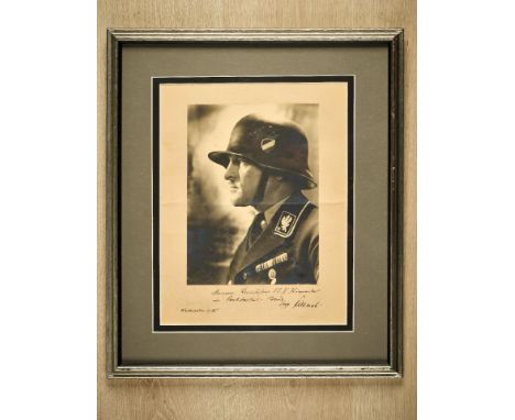 Deutsches Reich 1933 - 1945 - Führende Persönlichkeiten des 3.Reiches : Geschenkfoto SS - Obergruppenführers Sepp Dietrich an