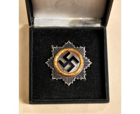 Orden und Ehrenzeichen - Deutsches Kreuz : Deutsches Kreuz in Gold verliehen an Oberweldwebel Heinrich Margstein, 3./IR 258 (